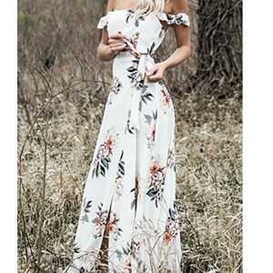 Boho Long Floral Dress